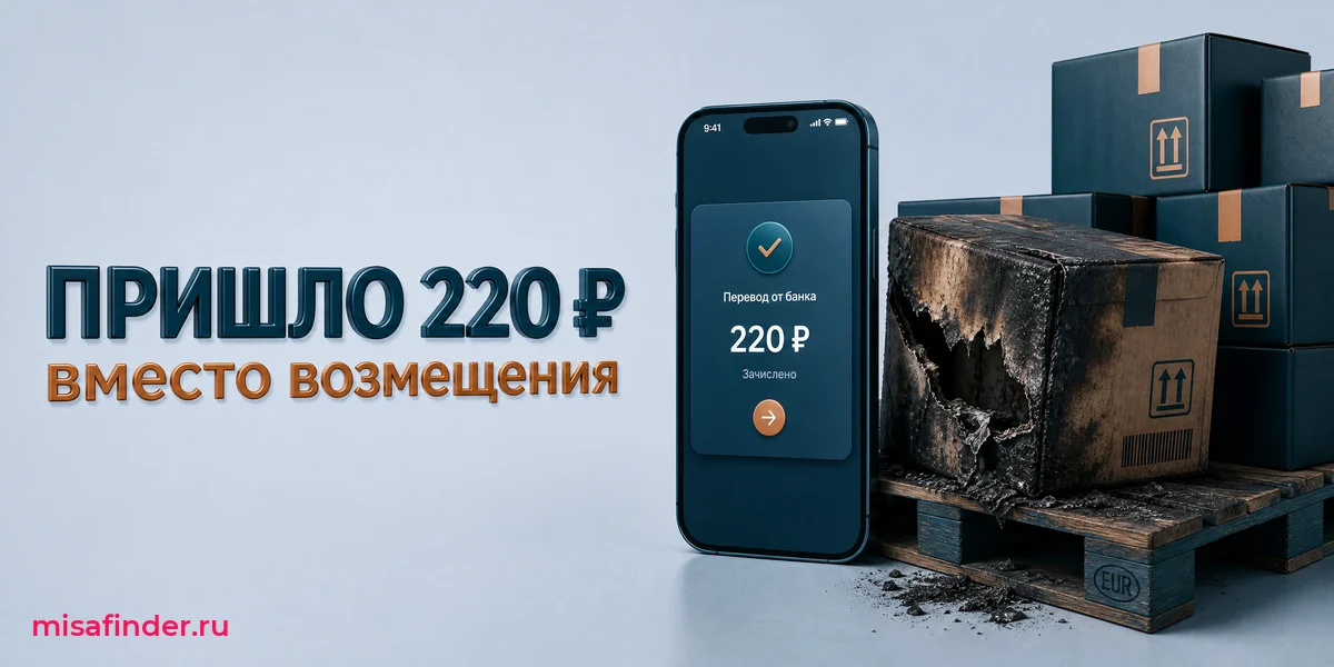 Пришло 220 ₽ вместо возмещения: почему страховая выплата Ozon такая маленькая