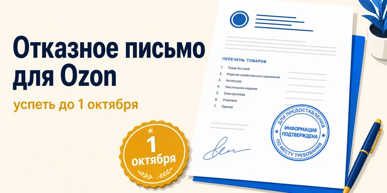 Отказное письмо для Ozon: как оформить и когда его хватает