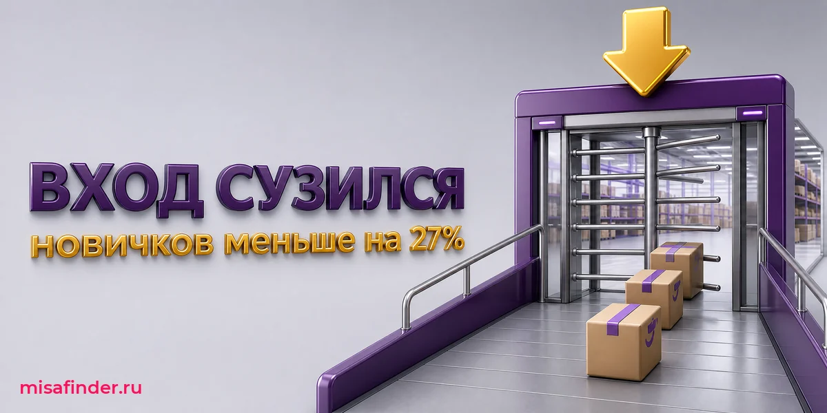 Приток новых продавцов упал на 27%: что стоит за цифрой