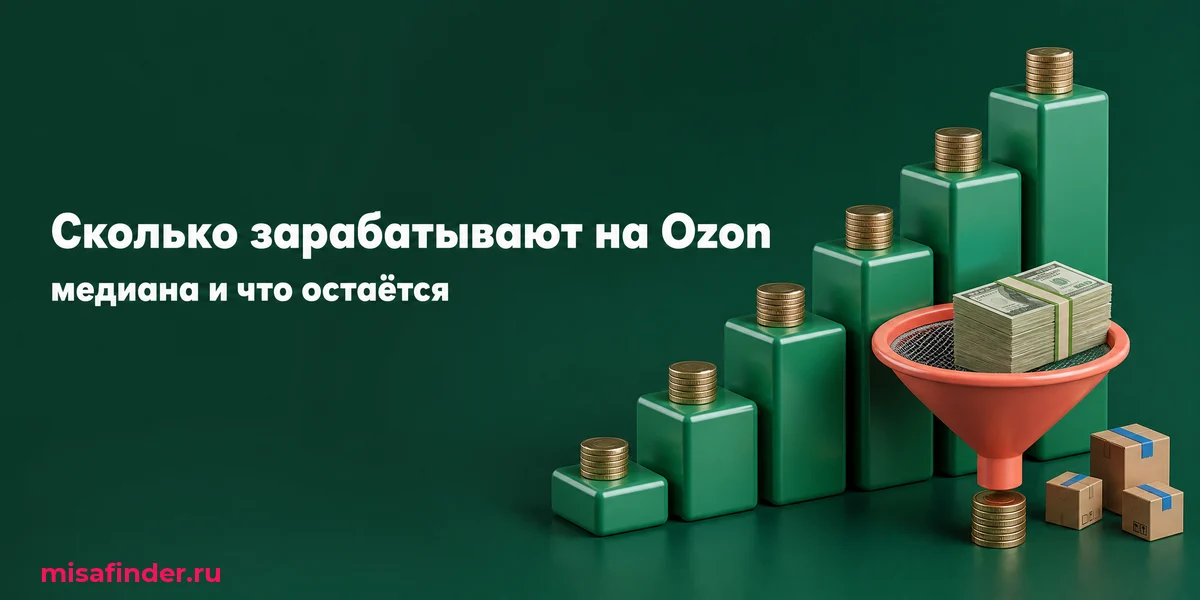 Сколько зарабатывают на Ozon: медиана вместо легенд из кейсов