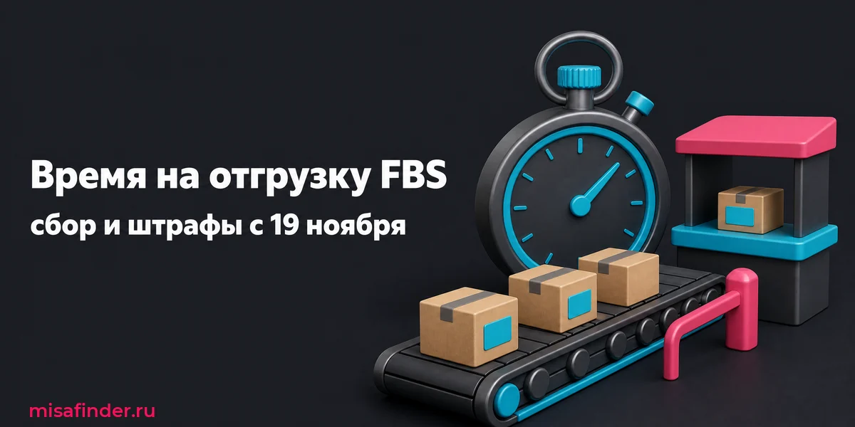 Время на отгрузку FBS Ozon: сбор и штрафы с 19 ноября